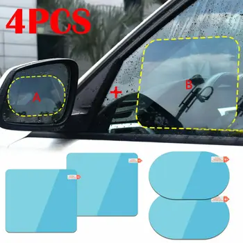 

Accessories Car 4PCS Rearview mirror Anti Fog Rain Anti-Glare Shield Protective