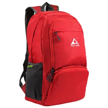 

Men Women Sports Hiking Double Zipper Casual Large Capacity Backpack Adjustable Strap Lightweight Foldable Gym Outdoor Travel