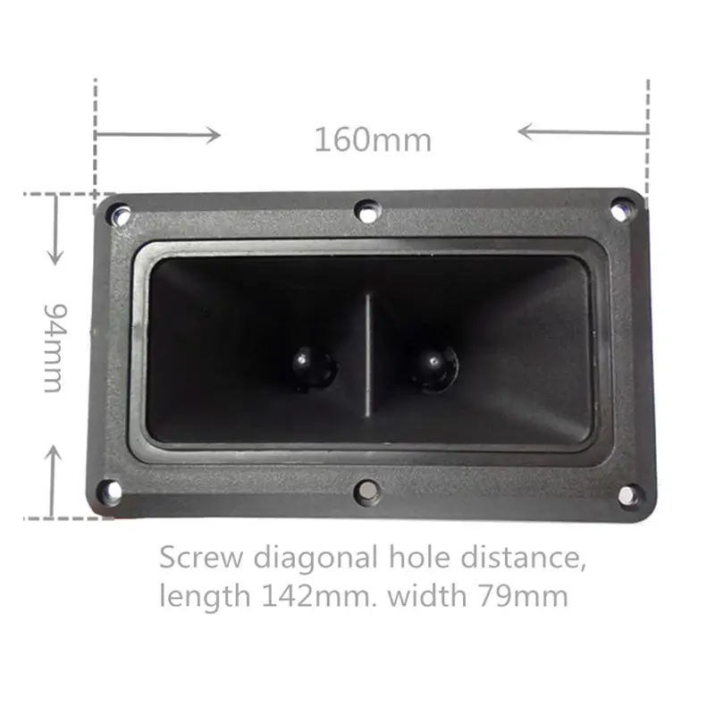 150W Dual Piezo Tweeters Horn Piezoelectric Speaker Buzzer Treble Head Driver for Home Subwoofer Stage Loudspeaker D5QC | Электроника