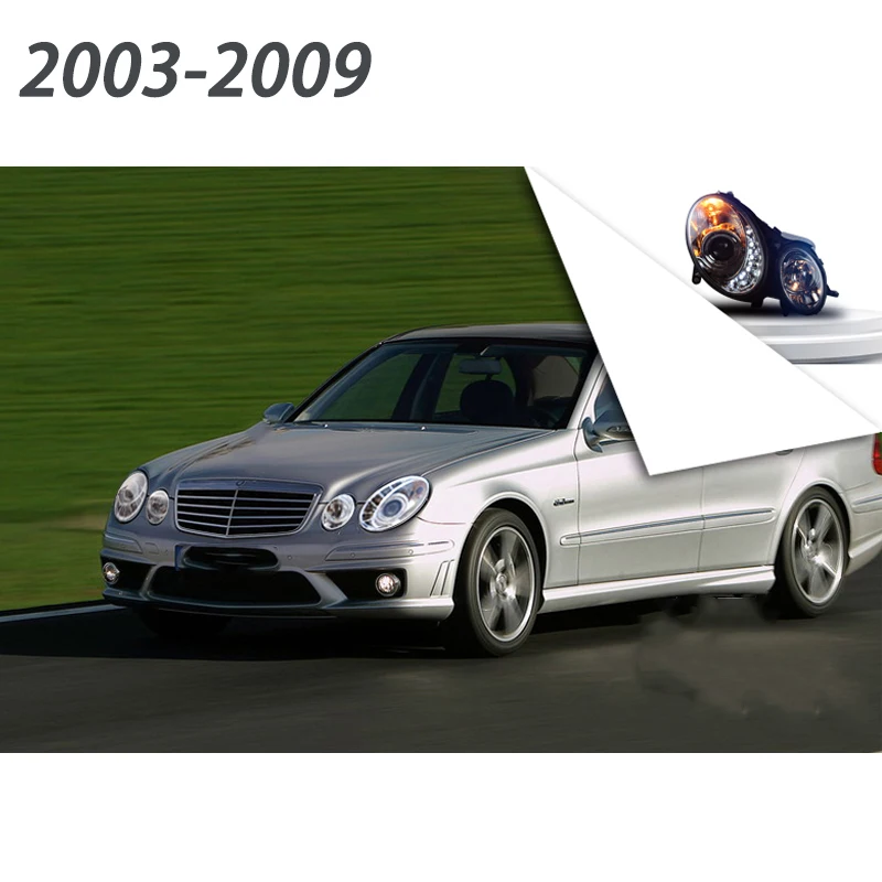 

1PCS Headlight for Mercedes-Benz W211 E200 E230 E280 2003-2009 Car Accessories Headlamp