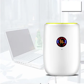 

800ML Household Electric Air Dehumidifier Air Dryer Purifier LCD Display Screen Moisture Absorbing Machine Low Noise Power