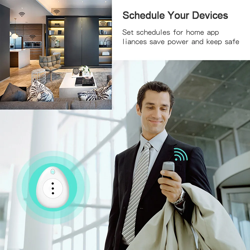 Умная розетка Wi Fi 15 А Италия Чили голосовое управление работает с приложением Google