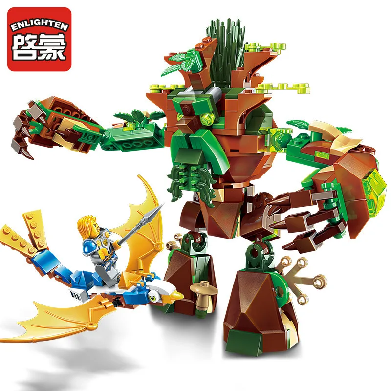 

Educational Building Block War Gloria Castle Knights War of the Ancient Christmas Tree 1 Figures 286 Bricks Toy Gift for Boy