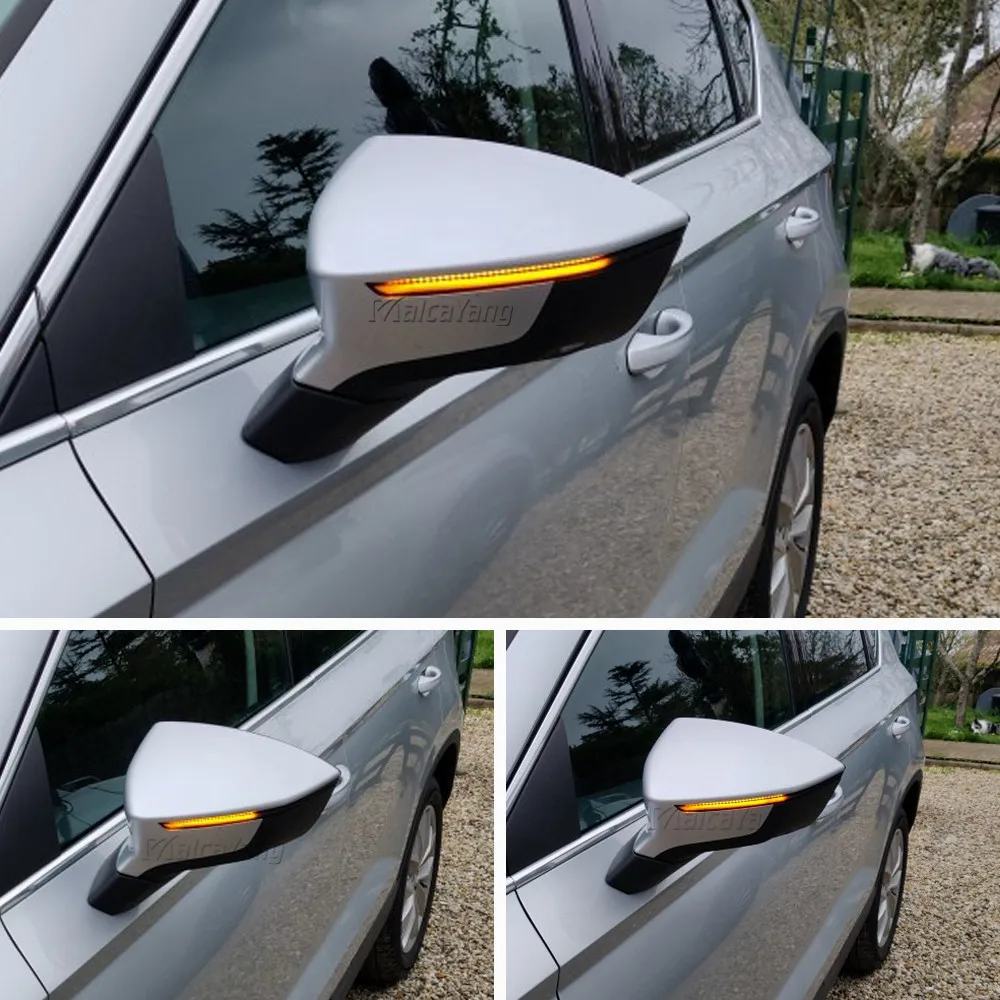 ¼ Ateca Cupra 5D 2016 2017 2018-2021 FR Xcellence ̳ LED Ŀ  ȸ ǥ  ׼ 2PCS