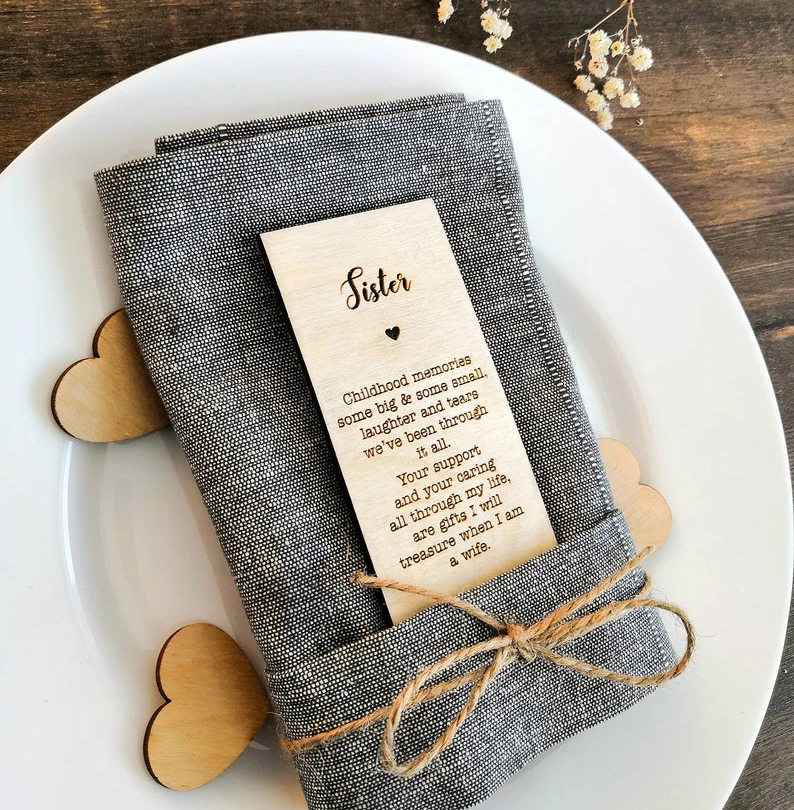 Hochzeitsgeschenk schwester
