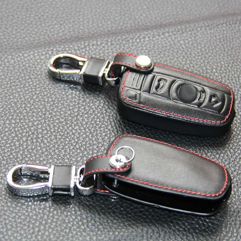 Кожаный чехол для ключей Icecare Bmw E30 X1 X3 X5 X6 320 525 E34 E36 кожаный с цепочкой
