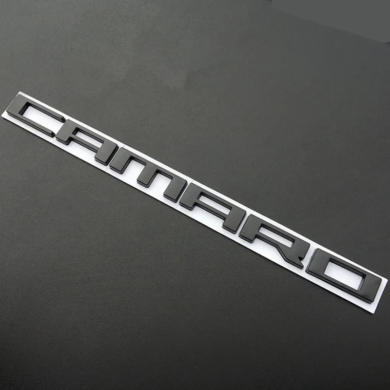 Боковые зеркала автомобиля крыло автомобиля эмблема CAMARO буквы знак тела Стикеры авто дверь задняя наклейка на багажник для Chevrolet Chevy CAMARO SS ZL1 Z28 - Название цвета: 5