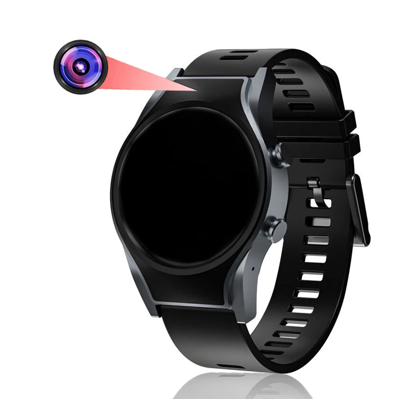 New Metal Camera Watch 1080p Hd Voice Audio Recording Invisiable Cam Wearable Video Recorder