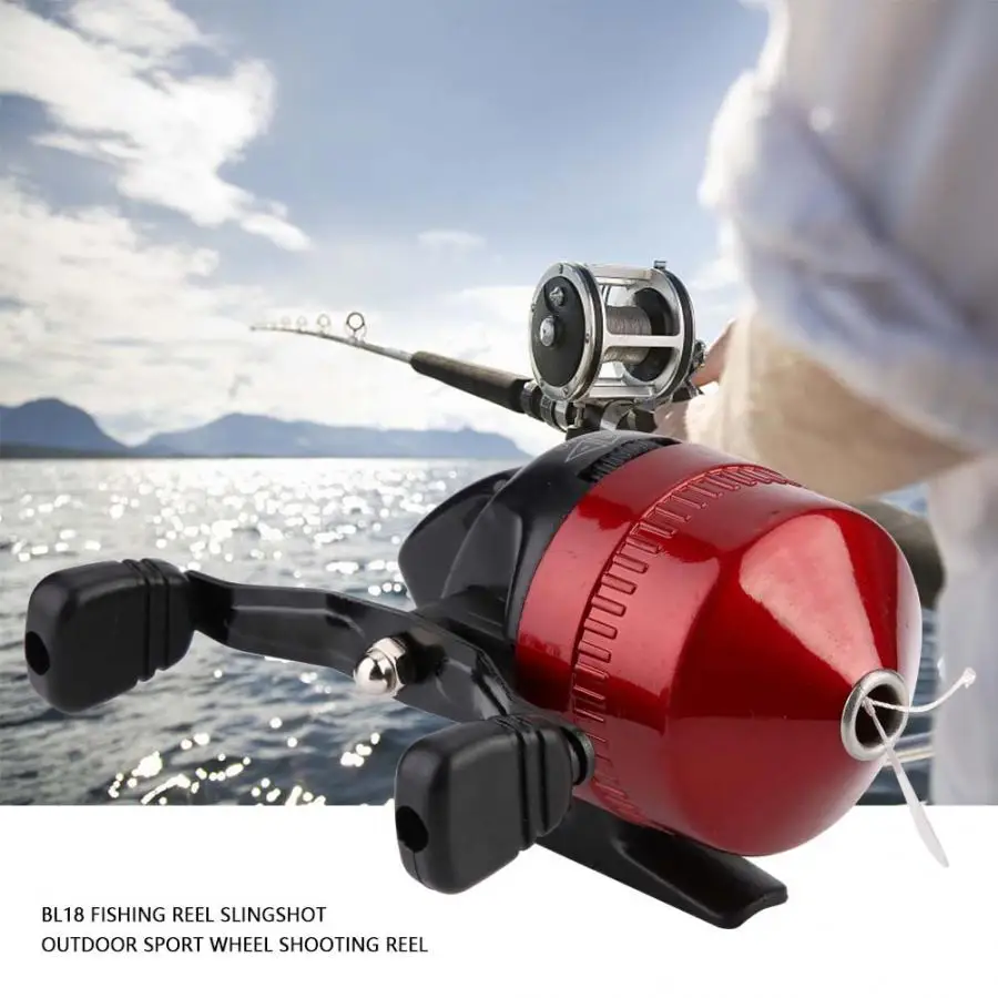 

Fishing Reel Slingshot Outdoor Wheel Closed Shooting Dart Hunting Ice Sea Fish Tools For Fly Fishing Reel