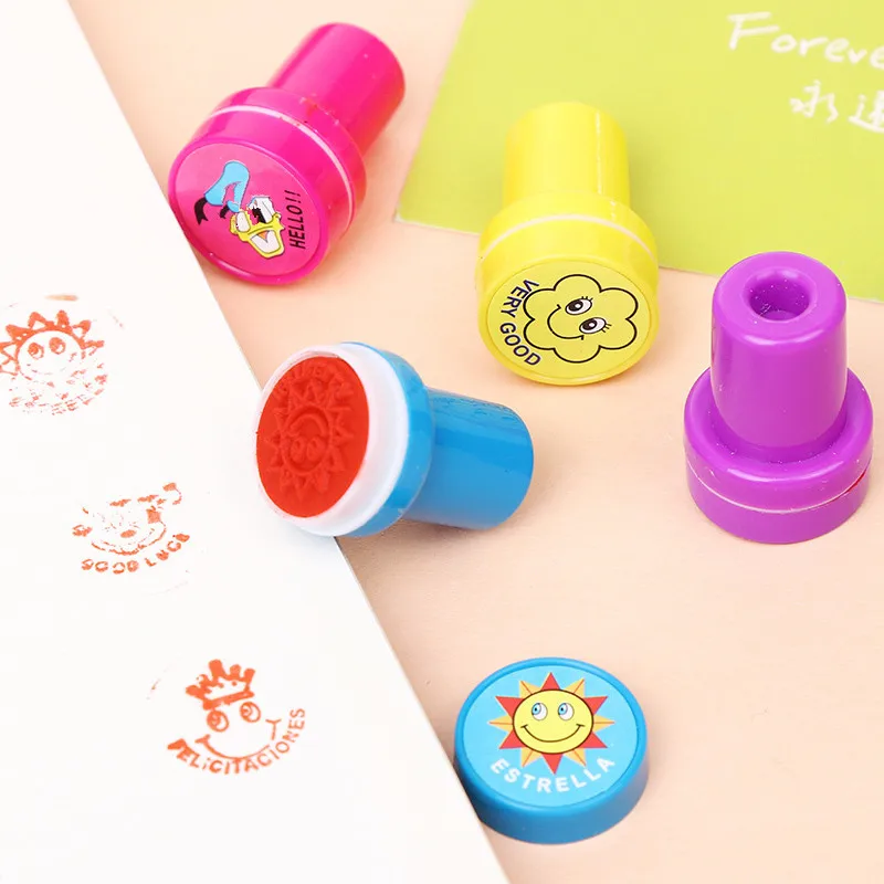 10PCS Cartoon seal toy children cute plastic custom set kindergarten reward gift party small gift