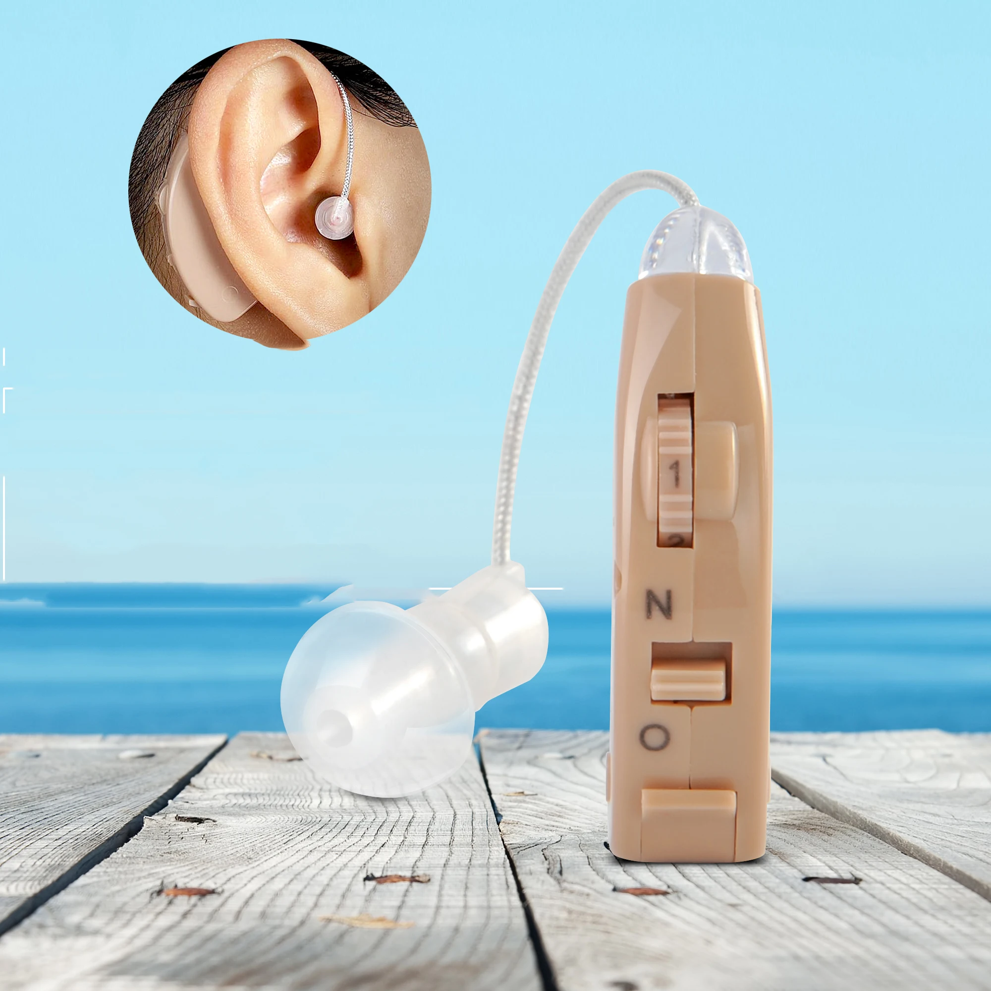 Jh125 Mini Bte Noise Reduction Ear Hearing Aid Sound Amplifier For Elderly Hearing Loss Device Bettery Aparelho Auditivo Hearing Aids Aliexpress