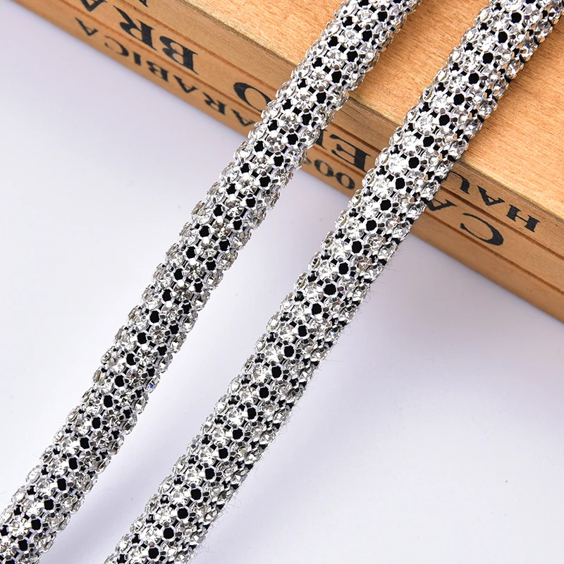 2 Yards Rhinestone Rope Glitter 4mm Crystal Tube Cord Trimming DIY Jewelry  Bracelet Necklace Shoelaces Bag Strap Material Decor - AliExpress