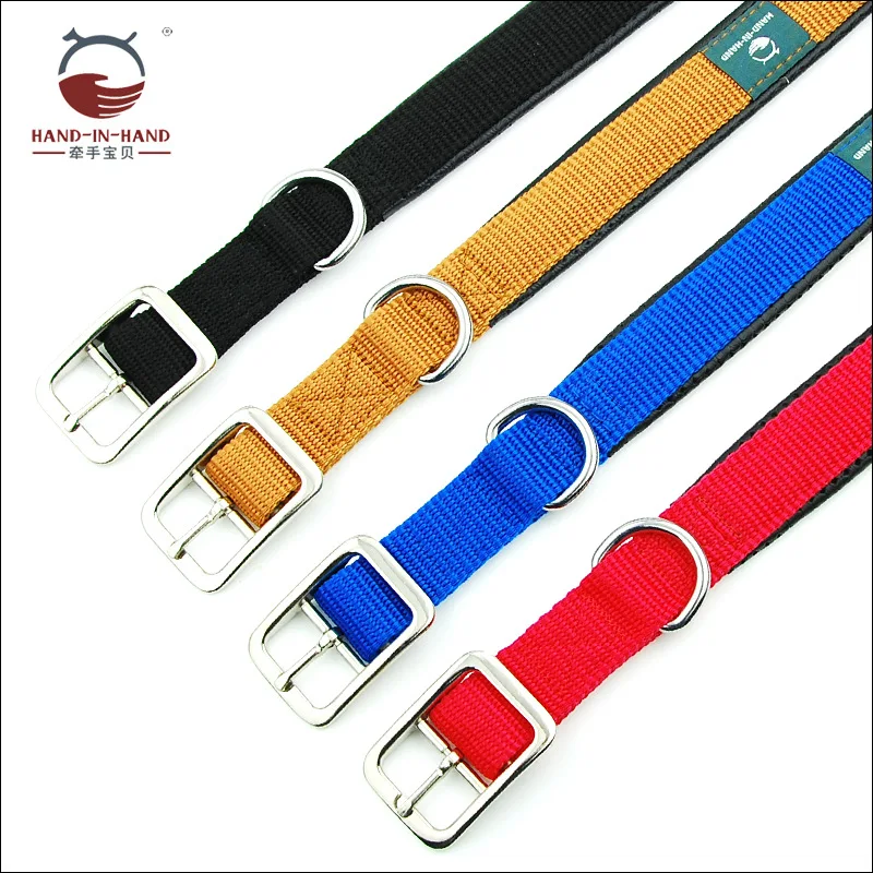 

Hand-in-hand Pet Supplies Pet Collar Large Dog Collar Collar Collar Dog Supplies Webbing Foam Neck Band