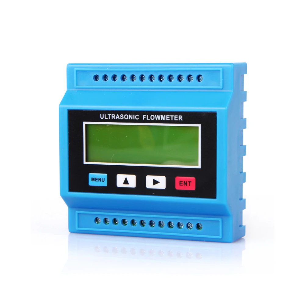 TUF-2000M-TS-2 Digital Liquid Ultrasonic Flowmeter Water Flow Meter Module/RTU with TS2 Transducer (DN25-100mm)