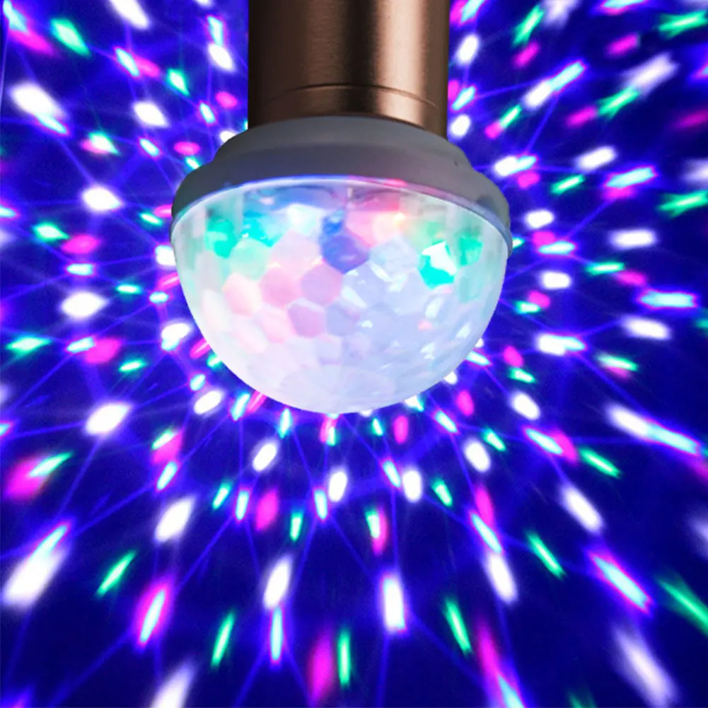 

Mini USB ABS Projector Led Flashing Light Ball Voice Control Toys for Car Music Sound Disco DJ Stage Interior Decoration Toy