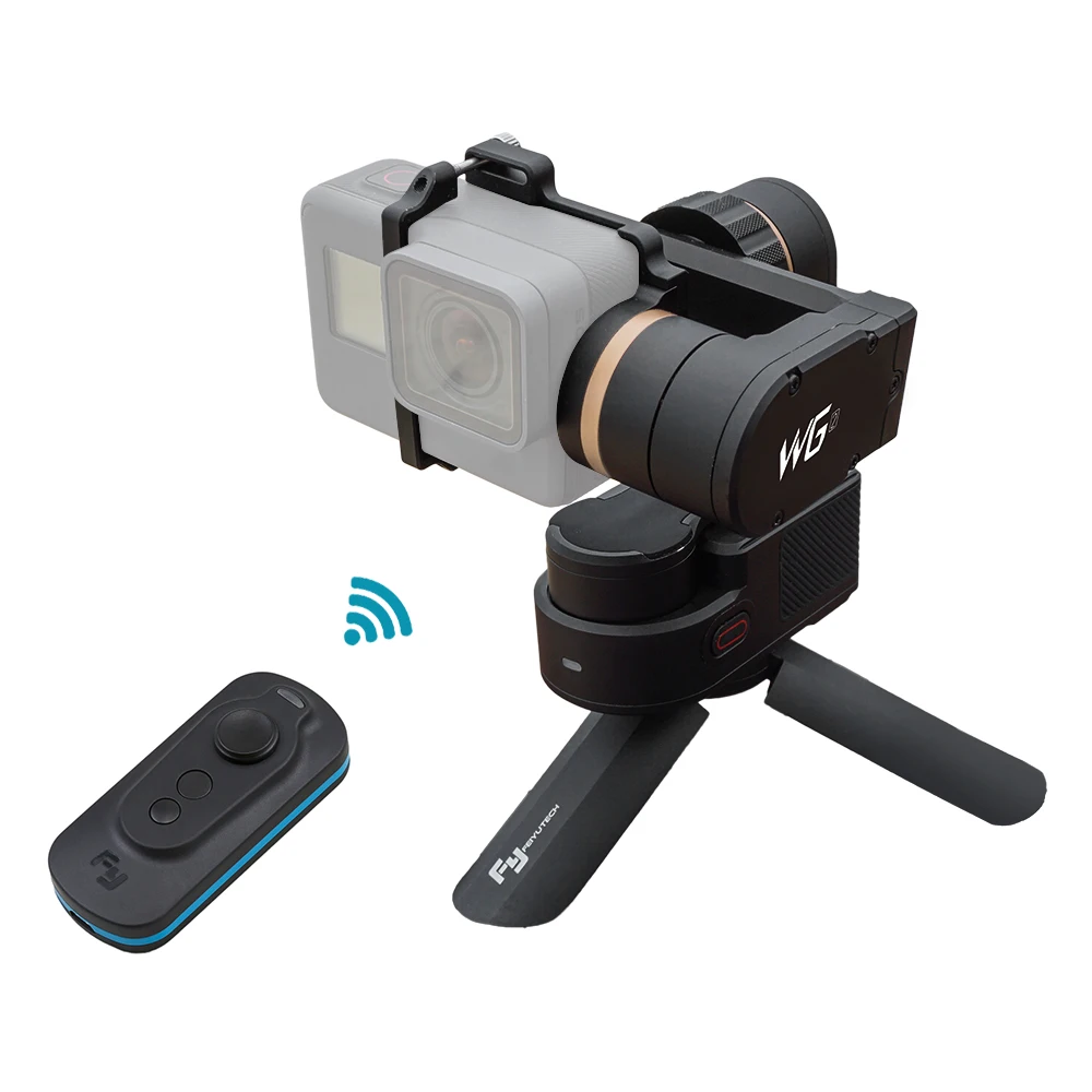 FeiyuTech WG2 3-осевой переносной карданный+ Smart Gimbal пульт дистанционного управления+ мини штатив-Трипод+ Ткань для очистки для экшн-камеры GoPro Xiaomi экшн-камер