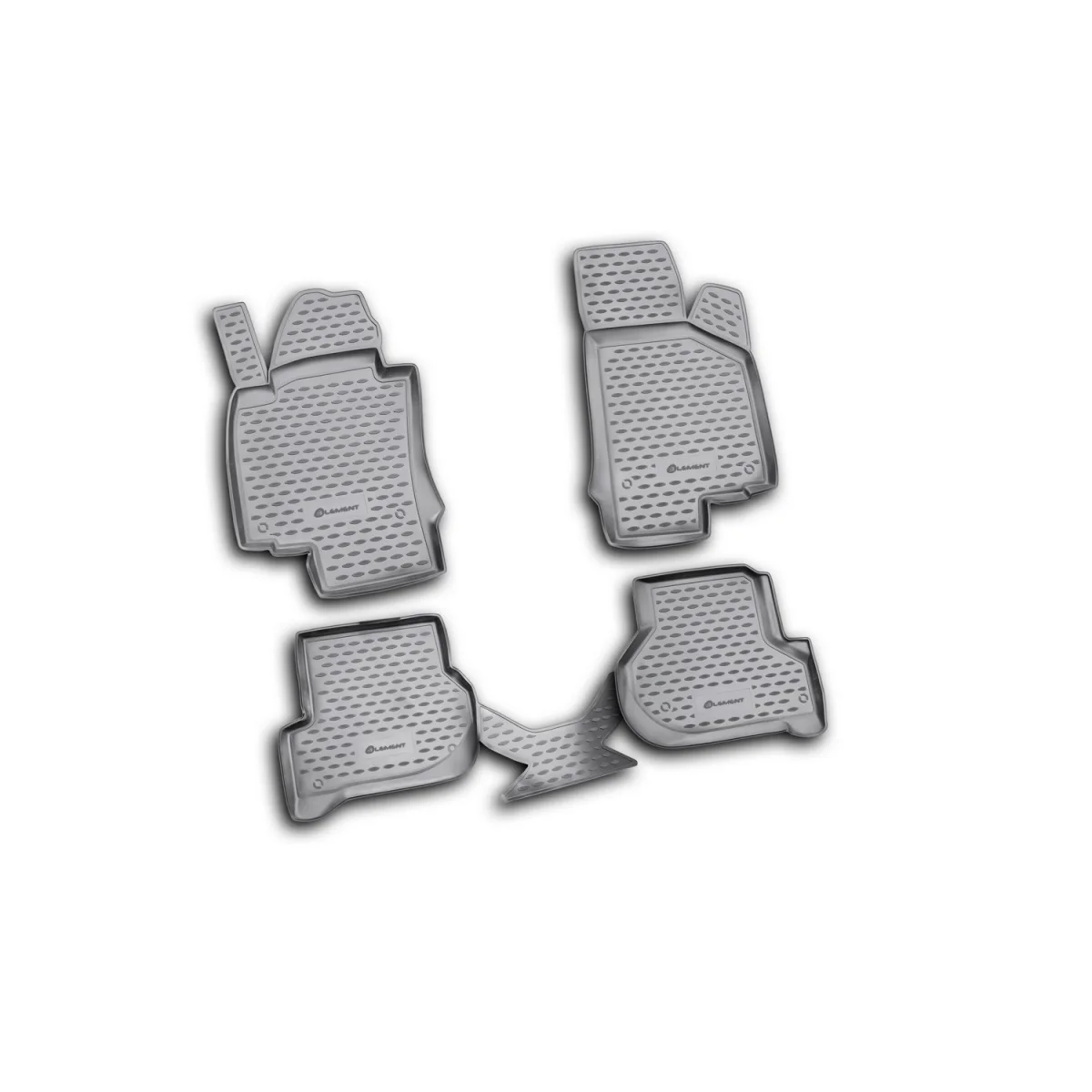 Коврики в салон skoda octavia ii(typ 1z) 2004-2013, 4 шт.(полиуретан)(шкода октавия