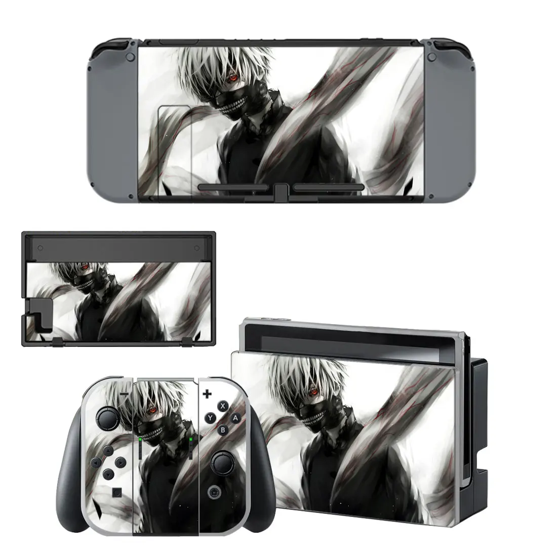 11 Styles Tokyo Ghoul Style Vinyl Decal Skin Sticker For Nintendo Switch NS NX Console Protector  Game Accessoriy NintendoSwitch 