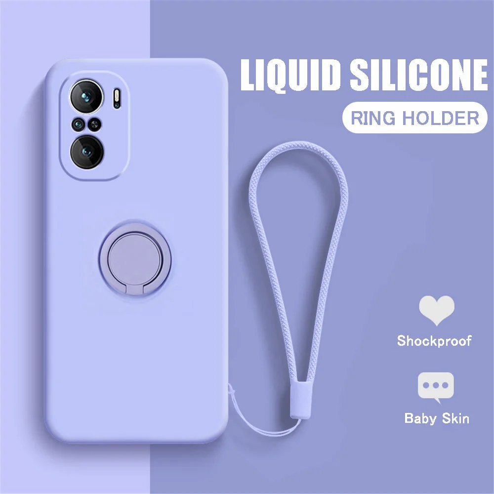Phone Case For Xiaomi Redmi Note 12 11 Pro Mi 13T 11T Liquid Silicone Soft  Cover
