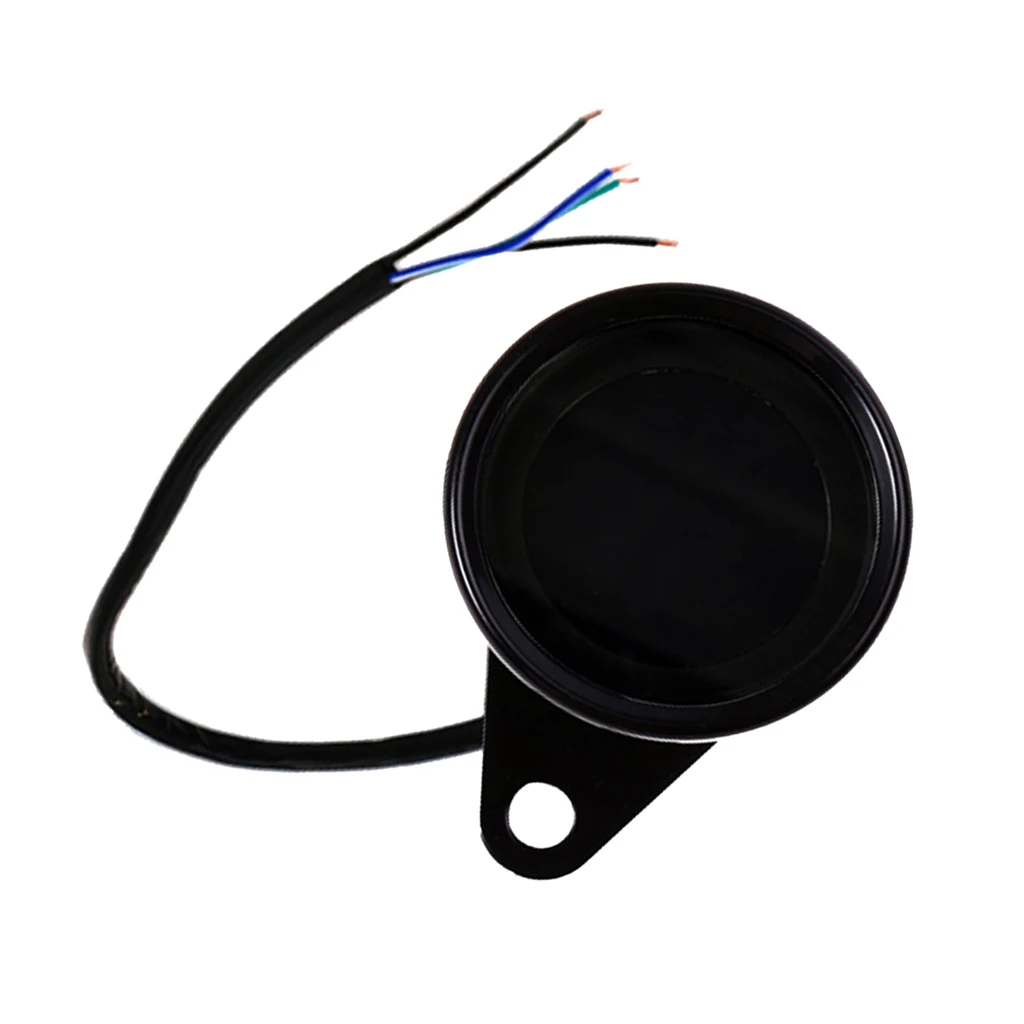 Motorcycle Odometer Tachometer Oil Fuel Level Gauge - LED Digital Display