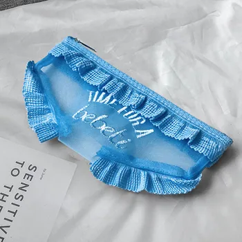 

Hot Selling Female Cosmetic Bag Panties Sexy Lace Cute Girl Makeup Storage Bag -B5