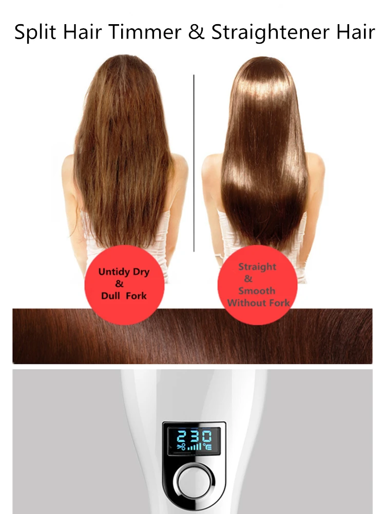 

Dropshipping Professional Straightener Hair & Split Hair Trimmers One Machine Hairy Branches Hair Split Trimmer Tool 100-240v