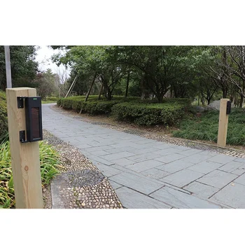 

Solar Wireless Driveway Alarm System- 1/4 Mile Long Transmission Range- 190 Feet Wide Sensor Range- No Wiring No Need(EU Plug)