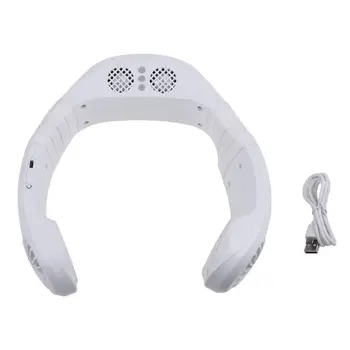 

USB Micro Portable 2 in 1 Bluetooth audio Air Cooler Mini Electric Neck Fan