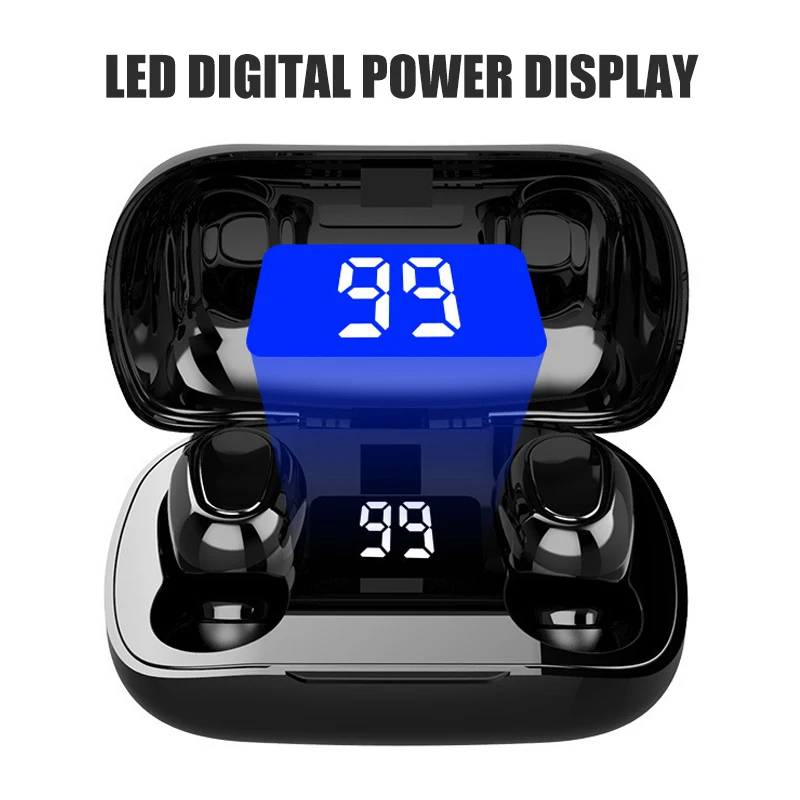 Беспроводные Bluetooth 5 0 наушники для смартфонов Android и iOS водонепроницаемые HiFi