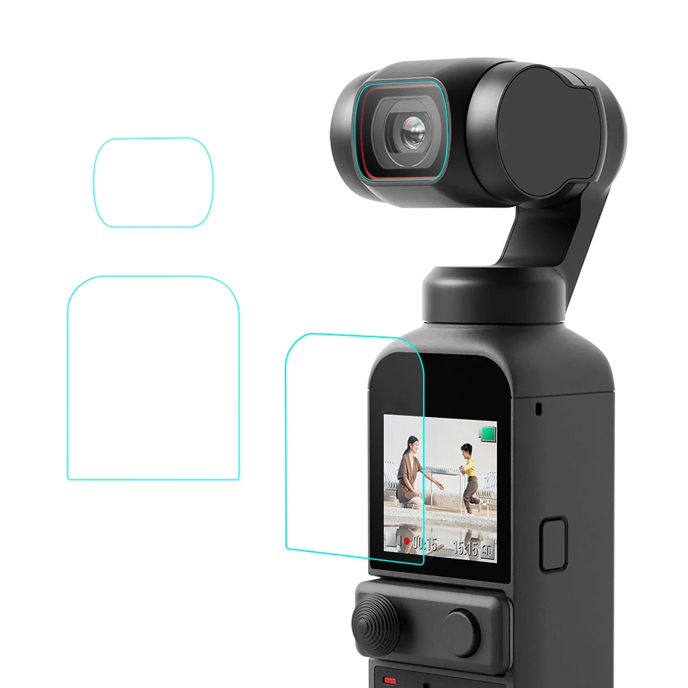 1/2 набор 9H закаленное стекло для защиты экрана DJI Osmo Pocket 2 карданный подвес
