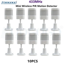 Mini détecteur infrarouge sans fil P20 433MHz, capteur de mouvement PIR d'intérieur Anti pet pour système d'alarme de sécurité domestique WIFI GSM 