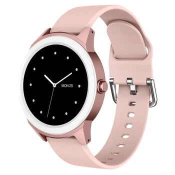 

S5 Relogio Smart Watch Pink Full Touch Screen Multi-Sports Mode Heart Rate Monitoring Reject Call Smart Sport Watch Female