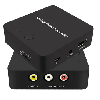 

AV Video Recorder Box Capture Card VHS to Digital Converter for Hi8 VCR DVD Top AVI Video Capture to Micro Memory Card