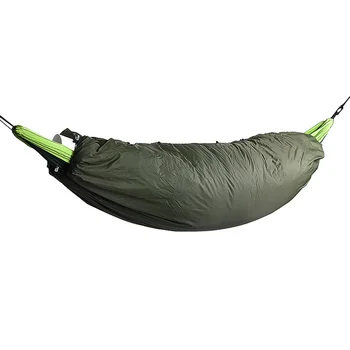 

Quilt Hiking Thickened Sleeping Bag Outdoor Coldproof Keep Warm With Storage Pocket Winter Protection Travel Camping Hammock