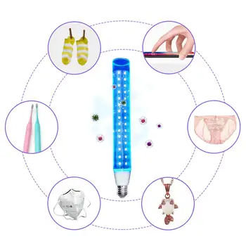 

15W LED UV UVC Disinfection Lamp Germicidal Light Remote Control Disinfection Lamp Light Sterilization For Home mite removal