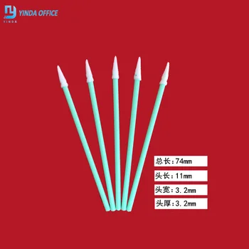 

100pcs sharp cleaning swaps for Epson Roland Mimaki Mutoh All Large Format Solvent Printer Printhead Sponge sticks swabs foam