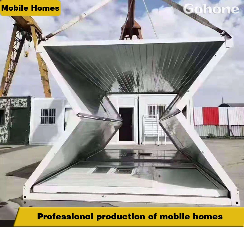 Folding container mobile house can live people steel structure Sunshine activities board room assembly detachable
