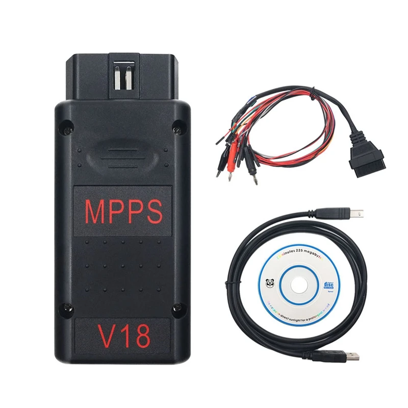 MPPS V18 OBD2 диагностический инструмент MAIN + TRICORE MULTIBOOT V18.12.3.8 с Breakout Tricore Cable |