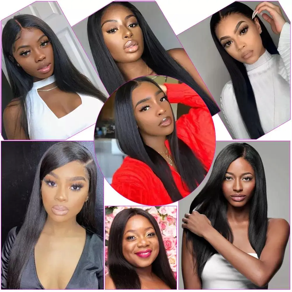 Рисунок 6 - Прямые волосы с застежкой