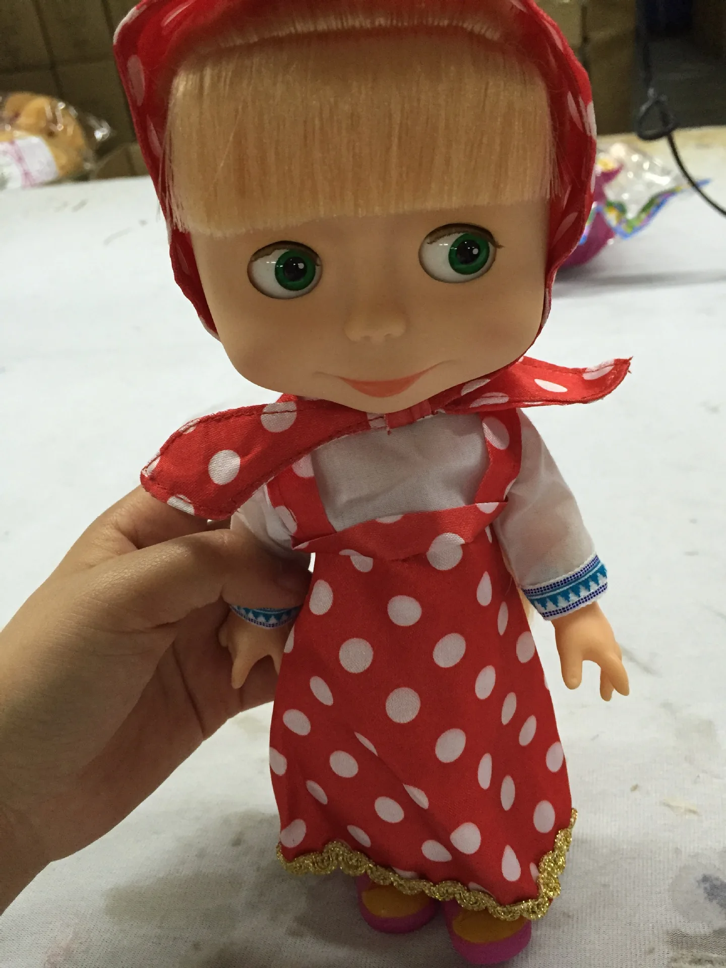 Gerun te Toy Blink Martha And Bear будет говорить 100 предложение Поющая Martha Masa Россия Горячая Распродажа