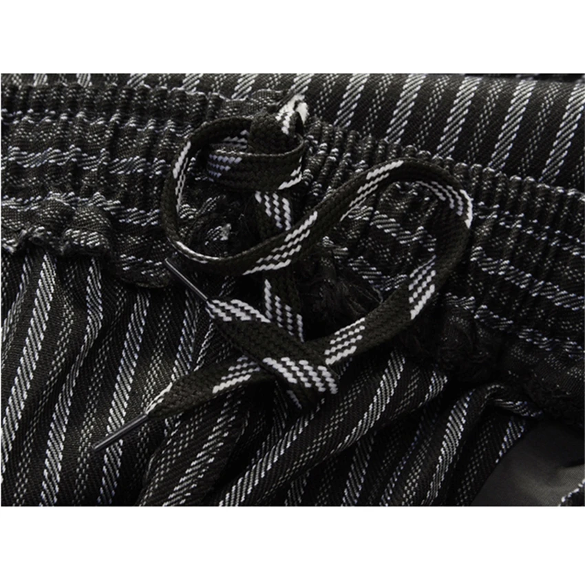 Adult Restaurant Pant Work Wear Chef Uniforms Food Service Print Men Kitchen Cook Clothing Elastic Band Trousers M-5XL