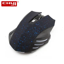 CHYI Беспроводная игровая компьютерная мышь 2,4 ГГц Эргономичная 3D геймерская оптическая Usb Macbook Mause 6 кнопок ПК Игровые мыши для ноутбука