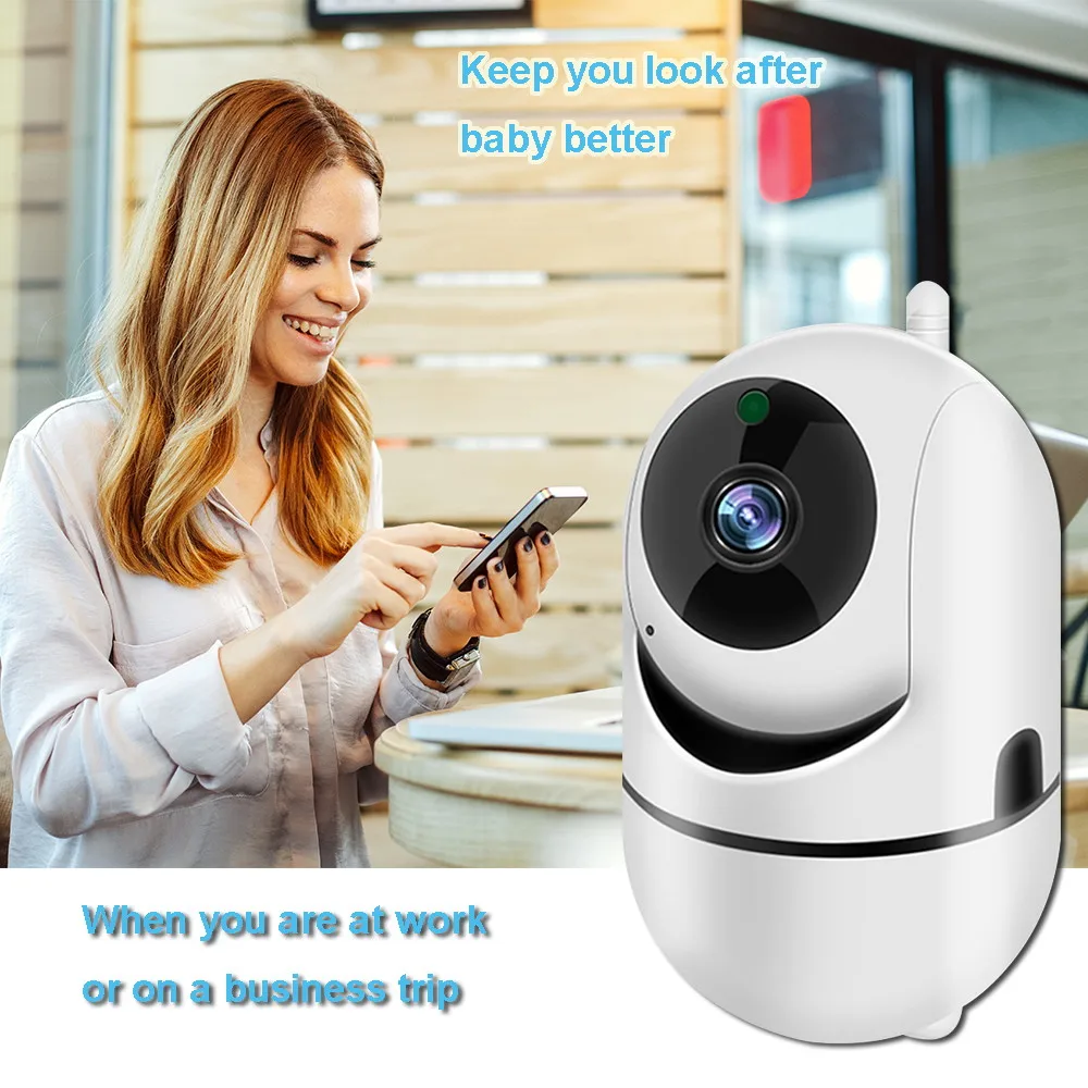 Wi-Fi видеоняня с камерой 1080P HD видео детская спальная няня камера двухстороннее аудио ночное видение домашняя камера безопасности Babyphone Wi-Fi видеоняня с камерой 1080P HD видео детская спальная няня камера двухстороннее аудио ночное видение домашняя камера безопасности Babyphone