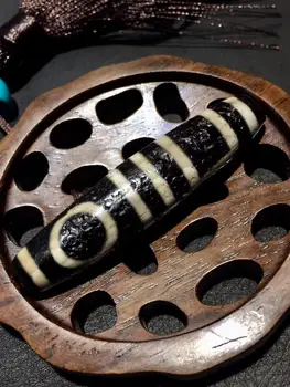 

Magic Power Energy Tibetan old agate 2 Eye High Oily Heaven&Earth dZi Bead Pendant Amulet LKbrother Sauces Top Quality