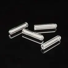  200pcs 6x30mm 6x50mm 7x30mm 7x50mm Mini Clear Glass Fermentation tube, duchenne tube for Teaching/medical/chemical experiment 