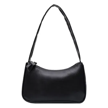 

Female Retro Bag 2020 Tide New Baguette Commuter Wild Texture Solid Color Handbag Sample Fashion Shoulder Purse