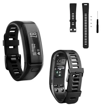 

Wrist Bracelet Strap For Garmin Vivosmart HR With Compatible Replacement Metal Buckle Wristband Strap Sport Watch Band