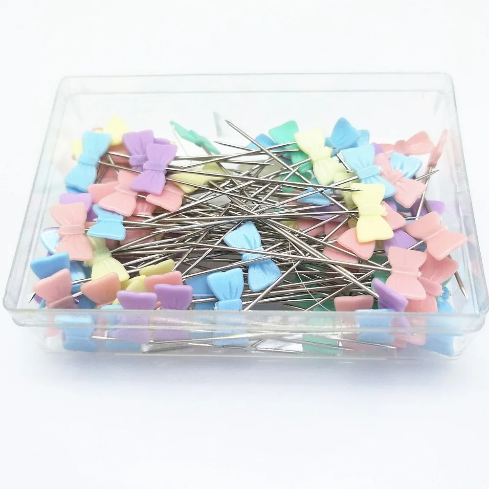 100Pcs Dressmaking Pins Embroidery Patchwork Pins Accessories Tools Sewing Needle DIY Sewing Accessories Stainless Steel 5BB5704