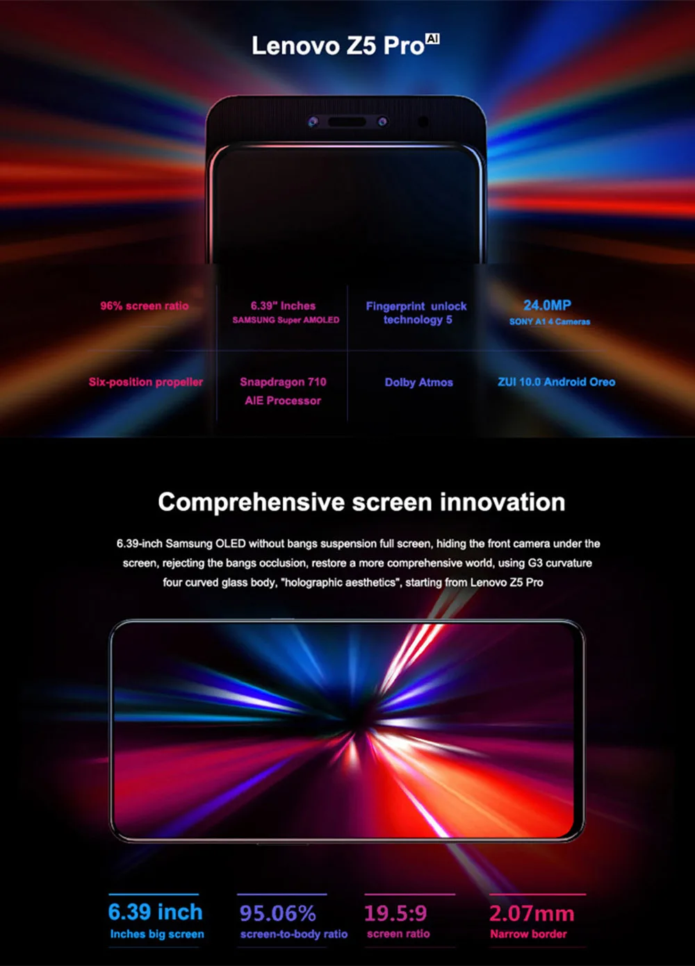 Lenovo Z5 Pro Smart Phone Snapdragon 710 (1)
