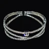 Cubic Zircon Cuff Bangle silver Golden Plated Crystal Women's Bracelets and Bangles Wedding Bangles Bridal Jewelry Gifts 3